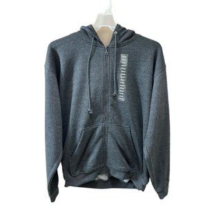 1st Element Men’s Size XL Charcoal Zip Up Hoodie Y2k Hip Hop NEW